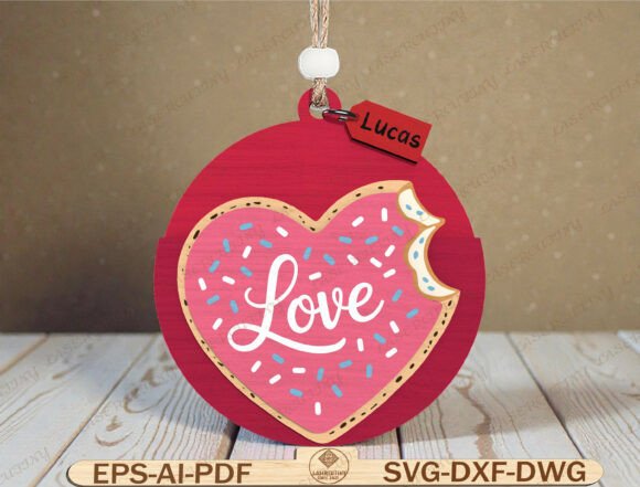 Download Love Heart Valentine Ornament SVG - Heart valentine Collection