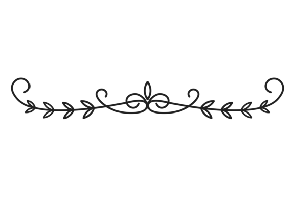 Download A Black and White Image of a Leafy Borde - Premium Resources