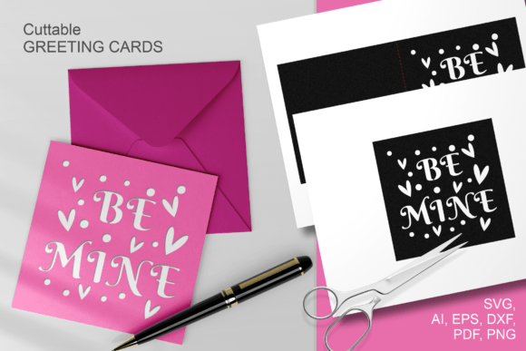 Download Be Mine Valentine's Day Card Set of 2 - Valentine's day Collection