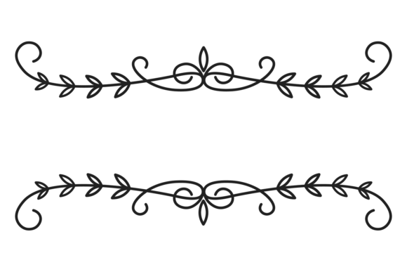 Download A Black and White Image of a Leafy Borde - Premium Resources
