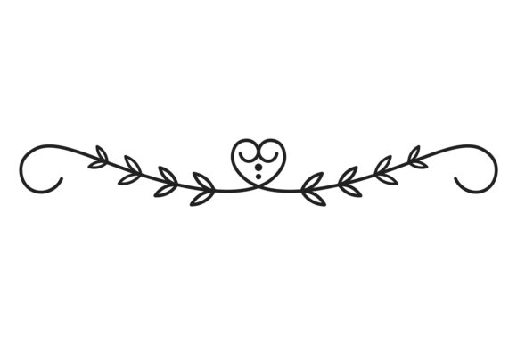 Download A Black and White Image of a Leafy Borde - Premium Resources