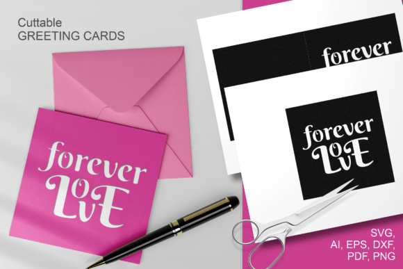Download Forever LOVE Valentine's Day Card Set - Valentine's day Collection